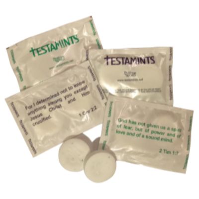 testamints in a pile